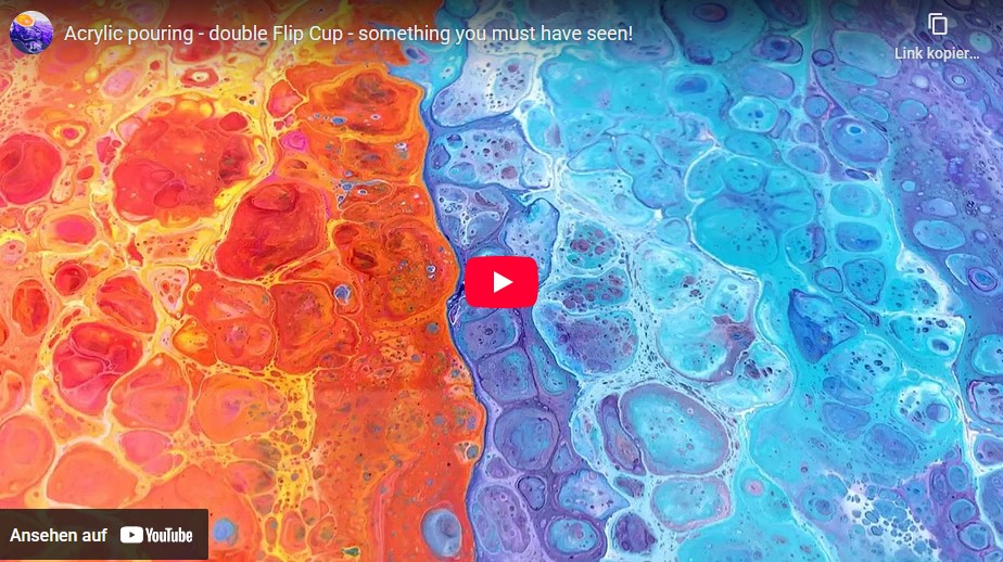 Einfaches Acryl gießen mit zwei FlipCups-Ansehen auf YouTube